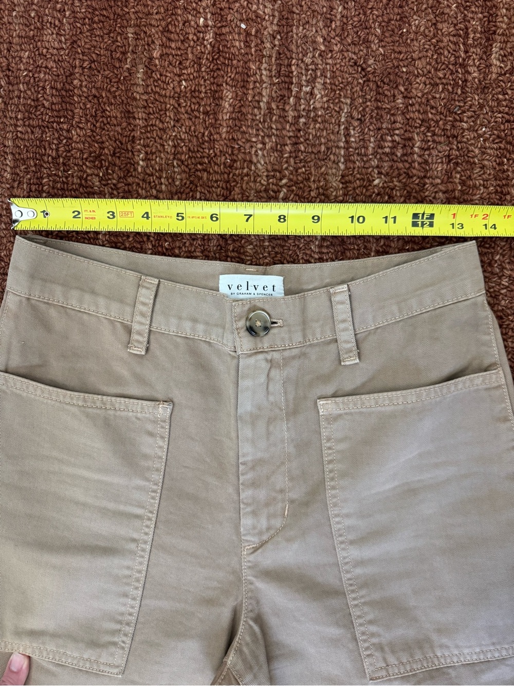 Velvet by Graham & Spencer Brylie Barrel Leg Pants in Pike - Picture 9 of 10